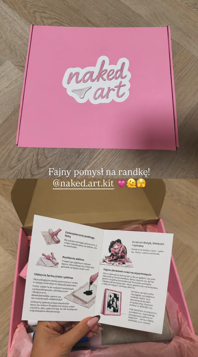Instagram story from @werixx with the NakedArt kit